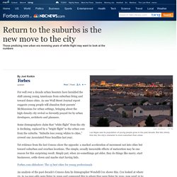 Return to suburbs is the new move to the city - Business - Forbes.com