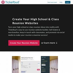 Create a High School Reunion Website
