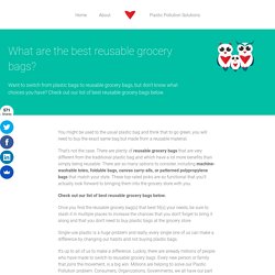 What are the best reusable grocery bags? - GlobalOwls