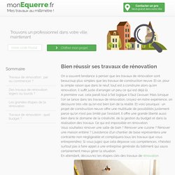 Bien réussir ses travaux de rénovation - monEquerre.fr