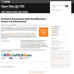Open Data @ CTIC