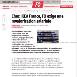Chez IKEA France, FO exige une revalorisation salariale