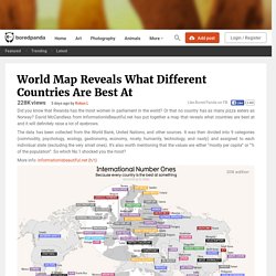 World Map Reveals What Different Countries Are Best At