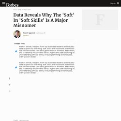 Data Reveals Why The 'Soft' In 'Soft Skills' Is A Major Misnomer