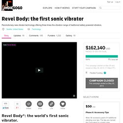 Revel Body: the first sonic vibrator
