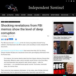 Shocking revelations from FBI memos show the level of deep corruption