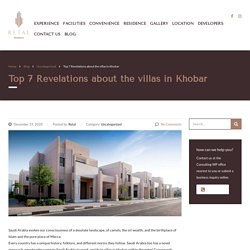 Best 7 Revelations about the villas in Khobar