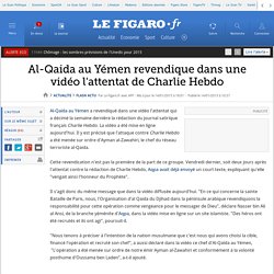 Al-Qaida au Yémen revendique dans une vidéo l'attentat de Charlie Hebdo