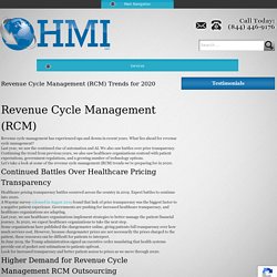 Revenue Cycle Management (RCM) Trends for 2020