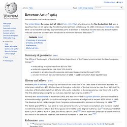 Revenue Act of 1964