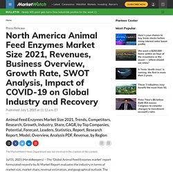 North America Animal Feed Enzymes Market Size 2021, Revenues, Business Overview, Growth Rate, SWOT Analysis, Impact of COVID-19 on Global Industry and Recovery