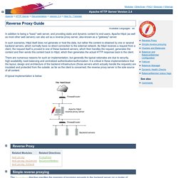 Reverse Proxy Guide - Apache HTTP Server Version 2.4