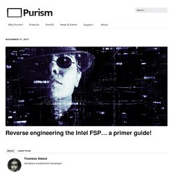 Reverse engineering the Intel FSP… a primer guide!