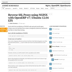 Reverse SSL Proxy using NGINX with OpenERP v7