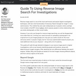 Guide To Using Reverse Image Search For Investigations