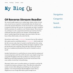 C# Reverse Stream Reader « Ali Shiravi