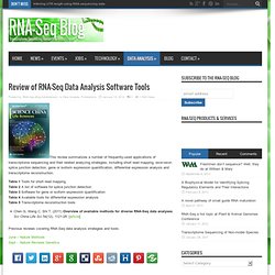 Review of RNA-Seq Data Analysis Software Tools