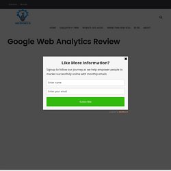 Review Your Google Web Analytics