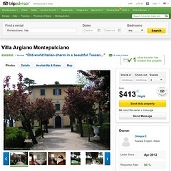 Villa double rooms - Montepulciano Villas