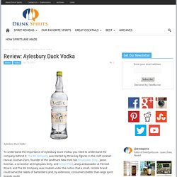 Aylesbury Duck Vodka