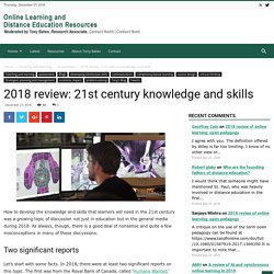 2018 review: 21st century knowledge and skills