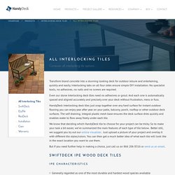 Interlocking Deck Tiles