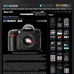 Nikon D90 Review: Digital Photography Review