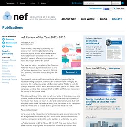 nef Review of the Year 2012 - 2013