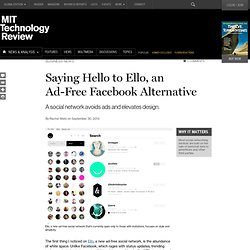 Review: Ello, an Ad-Free Social Site