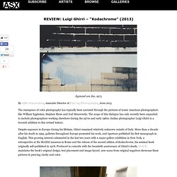 REVIEW: Luigi Ghirri – “Kodachrome” (2013)