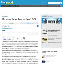 MindNode Pro 1.0.3 Office Software Review