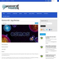 Osmos HD : App Review
