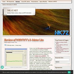 Review of W8WWV's S-Meter Lite
