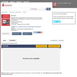 Review on JSTOR