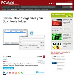 Review: DropIt organizes your Downloads folder