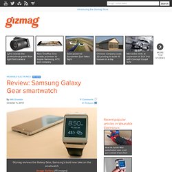Review: Samsung Galaxy Gear smartwatch