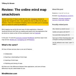 Review: The online mind map smackdown