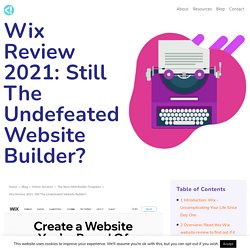 Wix Website Review 2020