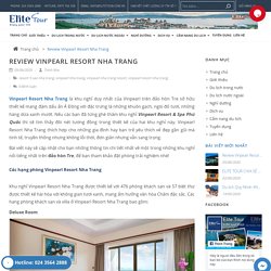 Review Vinpearl Resort Nha Trang