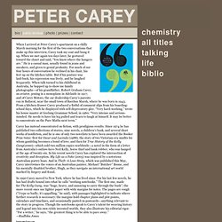 Peter Carey - works by Peter Carey - Booker Prize winning author