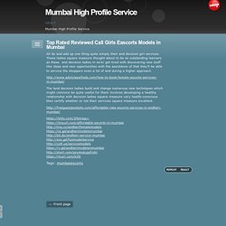 Top Rated Reviewed Call Girls Eascorts Models in Mumbai - Mumbai High Profile Service