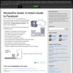 Free Guide to Facebook for Hotels