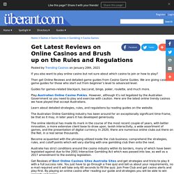 Get Latest Reviews on Online Casinos and Brush up on the Rules and Regulations
