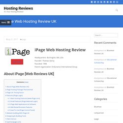 iPage Reviews: iPage Web Hosting, Webmail Login, Control Panel Guide