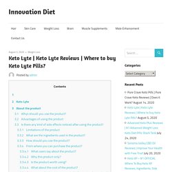 Where to buy Keto Lyte Pills? ketodietmart