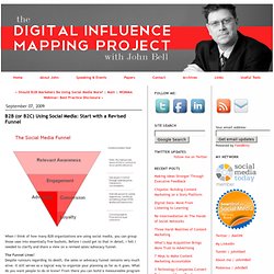 Digital Influence Mapping Project: B2B (or B2C) Using Social Med