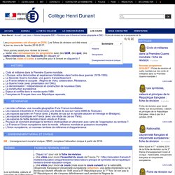 Fiches de révision histoire, géographie, enseignement moral et civique