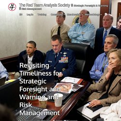 Revisiting timeliness for Strategic Foresight and Warning