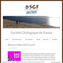 Révisons le Bac S SVT en 2017 – Société Géologique de France