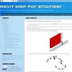 Revit Mep for Engineer: Тепловой расчёт системы отопления в Revit MEP
